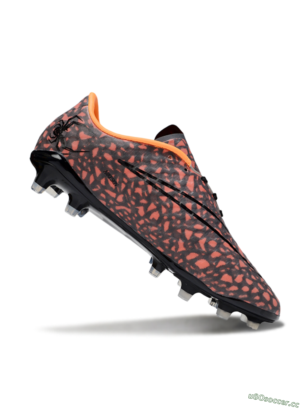 Men's Nike Hypervenom Phantom RGN SE FG Firm Ground Low-Tops Football Boots - Black/Red 4