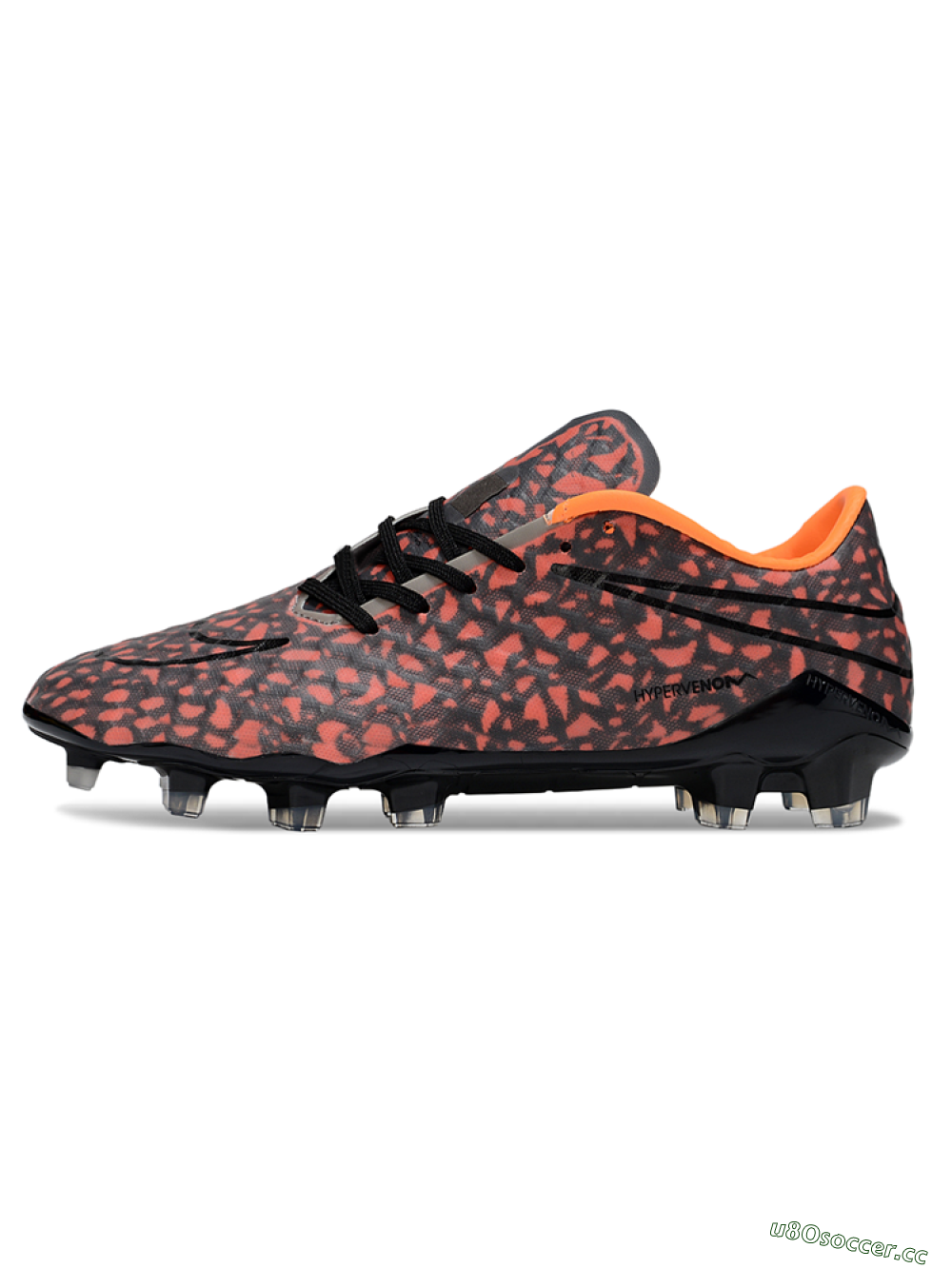 Men's Nike Hypervenom Phantom RGN SE FG Firm Ground Low-Tops Football Boots - Black/Red 0