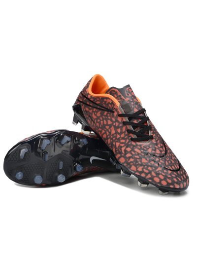 Men's Nike Hypervenom Phantom RGN SE FG Firm Ground Low-Tops Football Boots - Black/Red