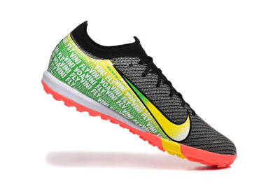 Unisex Nike Air Zoom Mercurial Vapor 16 Elite TF Artificial Turf Low-Tops Football Shoes - Black/Yellow/Red