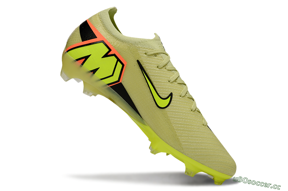 Unisex Nike Air Zoom Mercurial Vapor 16 Elite FG Firm Ground Low-Tops Football Boots - Yellow/Black/Red 5