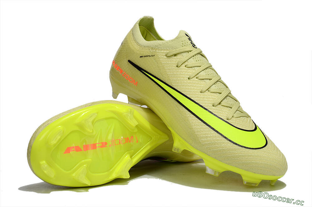 Unisex Nike Air Zoom Mercurial Vapor 16 Elite FG Firm Ground Low-Tops Football Boots - Yellow/Black/Red 4