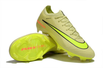Unisex Nike Air Zoom Mercurial Vapor 16 Elite FG Firm Ground Low-Tops Football Boots - Yellow/Black/Red