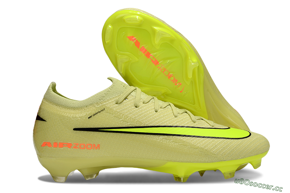 Unisex Nike Air Zoom Mercurial Vapor 16 Elite FG Firm Ground Low-Tops Football Boots - Yellow/Black/Red 2