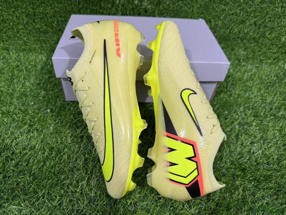 Unisex Nike Air Zoom Mercurial Vapor 16 Elite FG Firm Ground Low-Tops Football Boots - Yellow/Black/Red