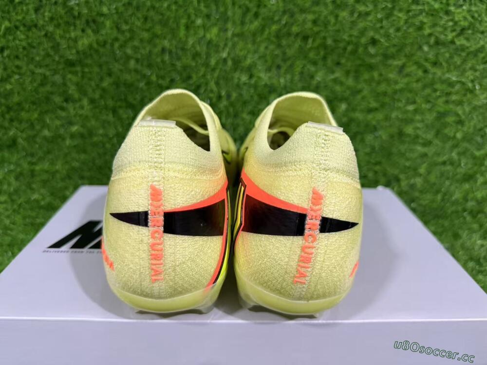 Unisex Nike Air Zoom Mercurial Vapor 16 Elite FG Firm Ground Low-Tops Football Boots - Yellow/Black/Red