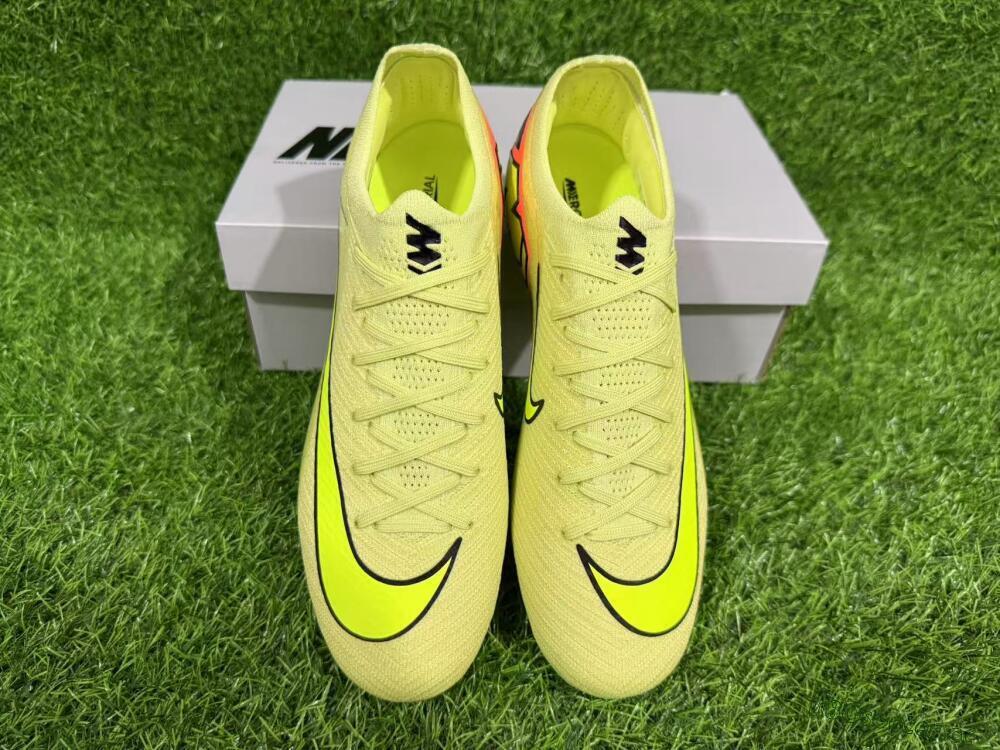 Unisex Nike Air Zoom Mercurial Vapor 16 Elite FG Firm Ground Low-Tops Football Boots - Yellow/Black/Red