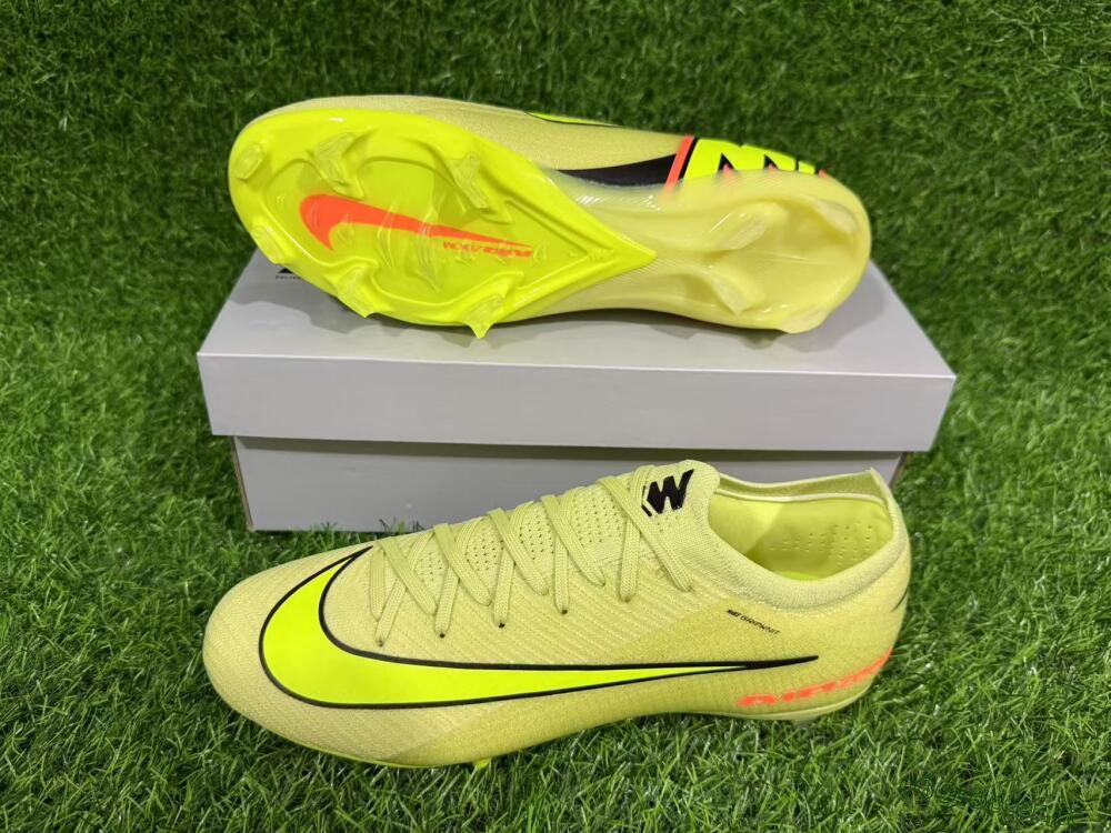Unisex Nike Air Zoom Mercurial Vapor 16 Elite FG Firm Ground Low-Tops Football Boots - Yellow/Black/Red