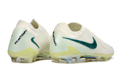 Men's Nike Phantom GX 2 Elite AG Artificial Grass Low-Tops Football Boots - Beige/Black/Jade