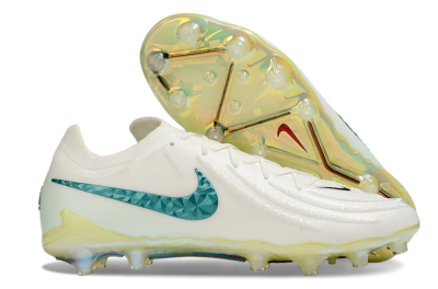 Men's Nike Phantom GX 2 Elite AG Artificial Grass Low-Tops Football Boots - Beige/Black/Jade