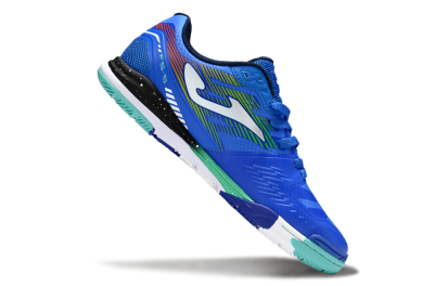 Men's Joma Top Flex IC Indoor & Futsal Low-Tops Football Shoes - Blue/White/Yellow