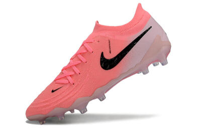 Men's Nike Phantom GX 2 Elite AG Artificial Grass Low-Tops Football Boots - Pink/Black