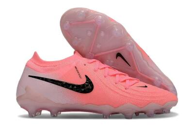 Men's Nike Phantom GX 2 Elite AG Artificial Grass Low-Tops Football Boots - Pink/Black