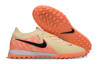 Men's Nike Phantom GX 2 Elite TF Artificial Turf Low-Tops Football Shoes - Yellow/Red/Black