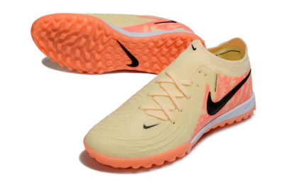 Men's Nike Phantom GX 2 Elite TF Artificial Turf Low-Tops Football Shoes - Yellow/Red/Black