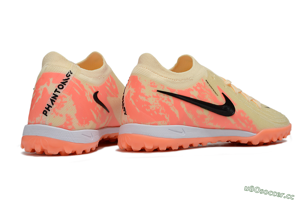 Men's Nike Phantom GX 2 Elite TF Artificial Turf Low-Tops Football Shoes - Yellow/Red/Black 6