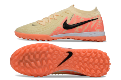 Men's Nike Phantom GX 2 Elite TF Artificial Turf Low-Tops Football Shoes - Yellow/Red/Black