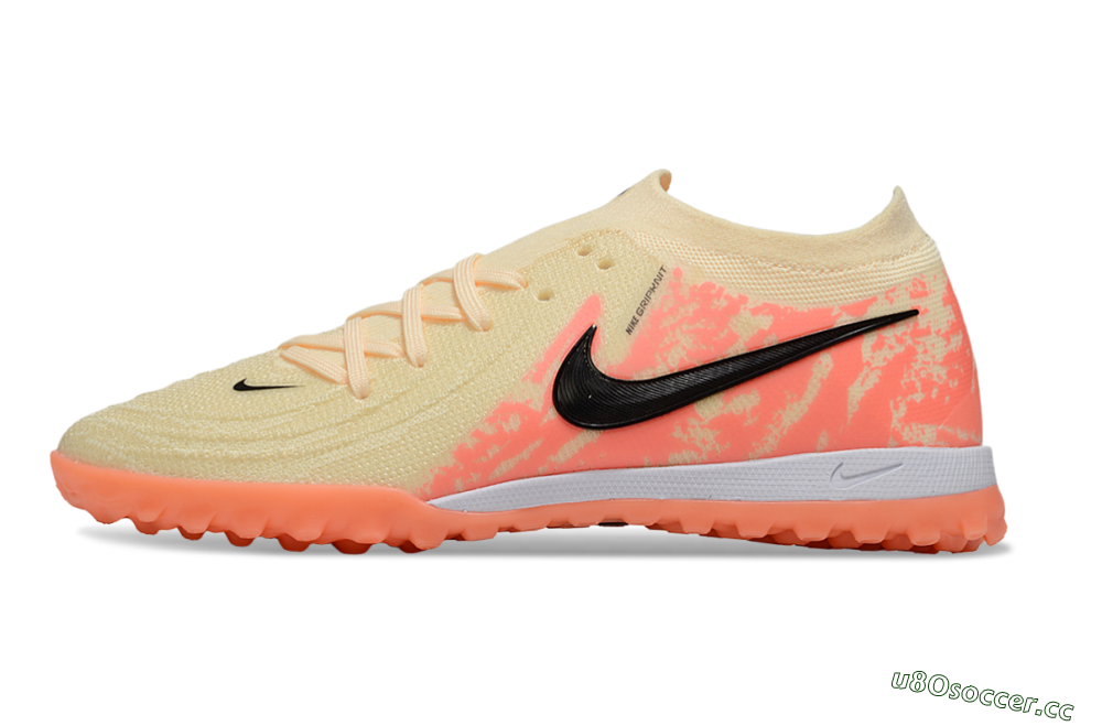 Men's Nike Phantom GX 2 Elite TF Artificial Turf Low-Tops Football Shoes - Yellow/Red/Black 0
