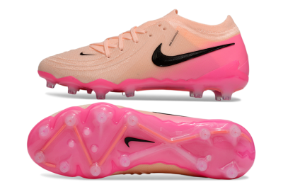 Men's Nike Phantom GX 2 Elite AG Artificial Grass Low-Tops Football Boots - Pink/Black