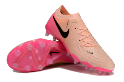 Men's Nike Phantom GX 2 Elite AG Artificial Grass Low-Tops Football Boots - Pink/Black