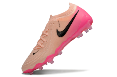 Men's Nike Phantom GX 2 Elite AG Artificial Grass Low-Tops Football Boots - Pink/Black