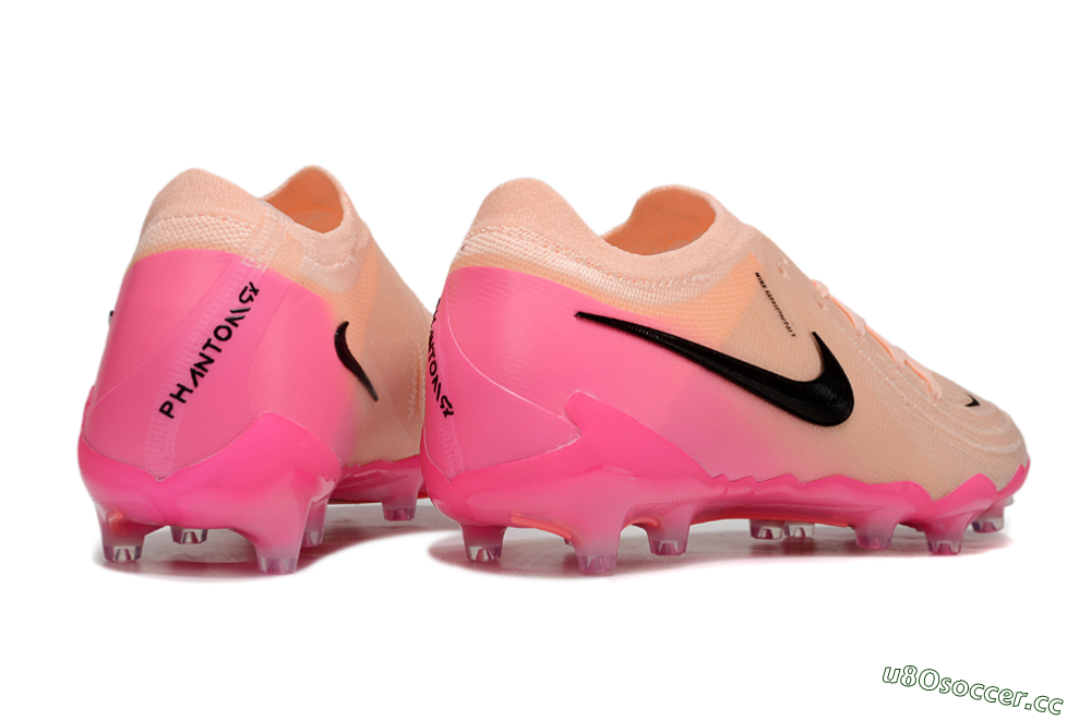 Men's Nike Phantom GX 2 Elite AG Artificial Grass Low-Tops Football Boots - Pink/Black 6