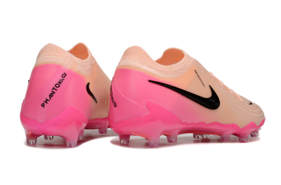 Men's Nike Phantom GX 2 Elite AG Artificial Grass Low-Tops Football Boots - Pink/Black
