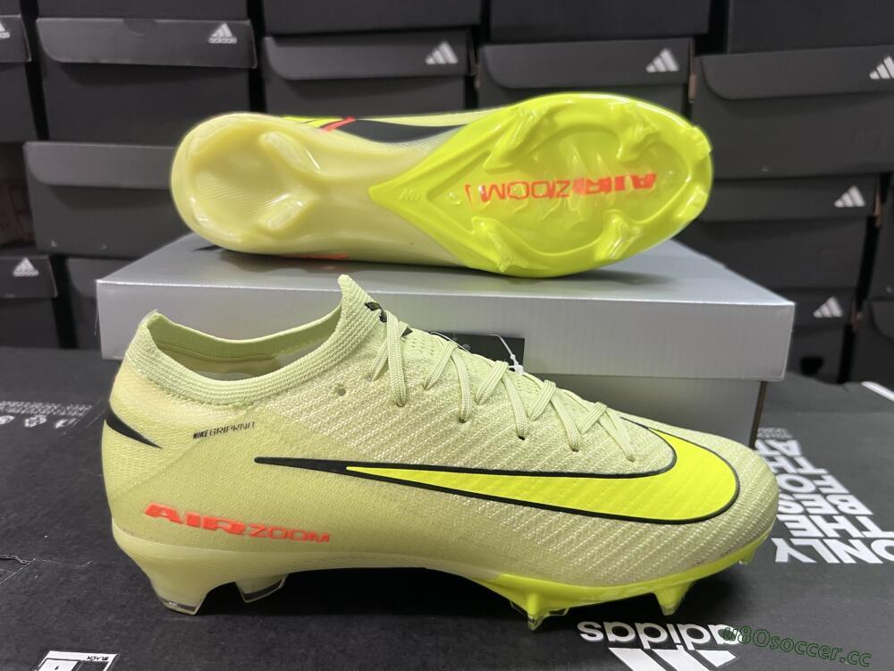 Unisex Nike Air Zoom Mercurial Vapor 16 Elite FG Firm Ground Low-Tops Football Boots - Yellow/Black/Red