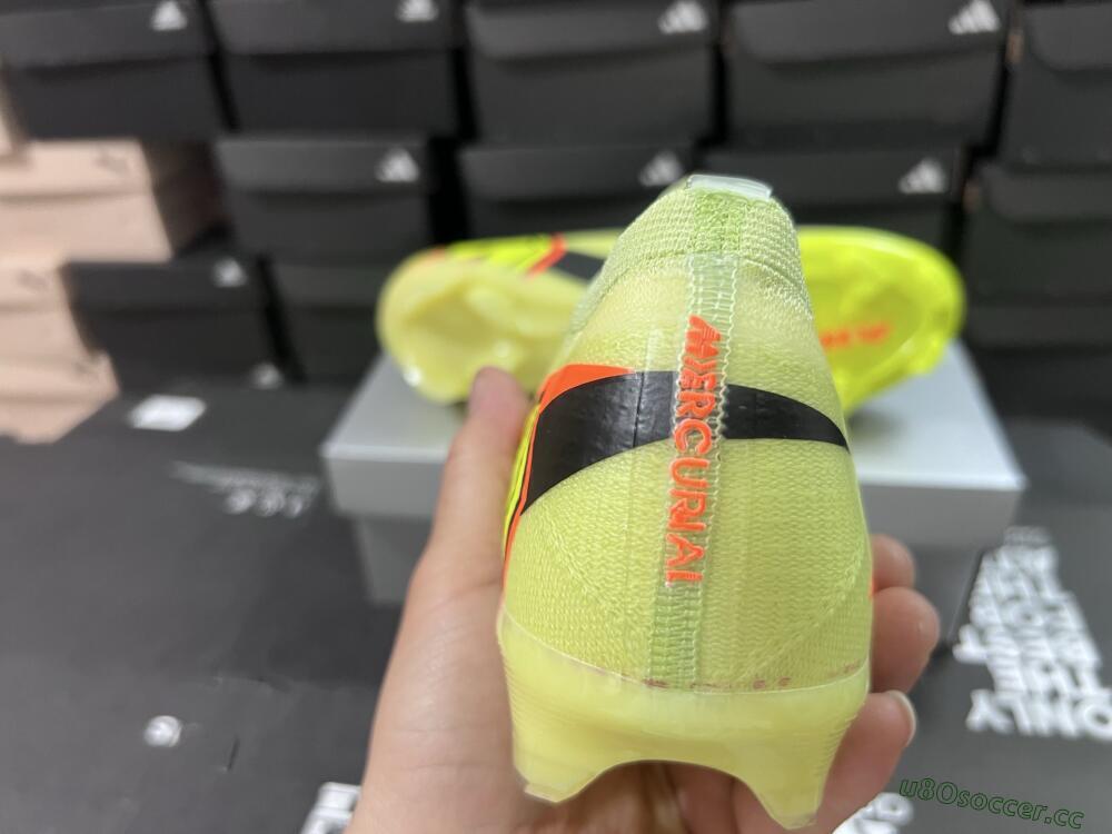 Unisex Nike Air Zoom Mercurial Vapor 16 Elite FG Firm Ground Low-Tops Football Boots - Yellow/Black/Red
