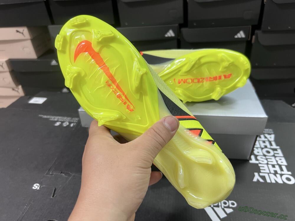 Unisex Nike Air Zoom Mercurial Vapor 16 Elite FG Firm Ground Low-Tops Football Boots - Yellow/Black/Red