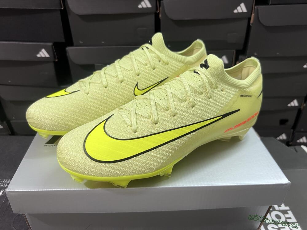 Unisex Nike Air Zoom Mercurial Vapor 16 Elite FG Firm Ground Low-Tops Football Boots - Yellow/Black/Red
