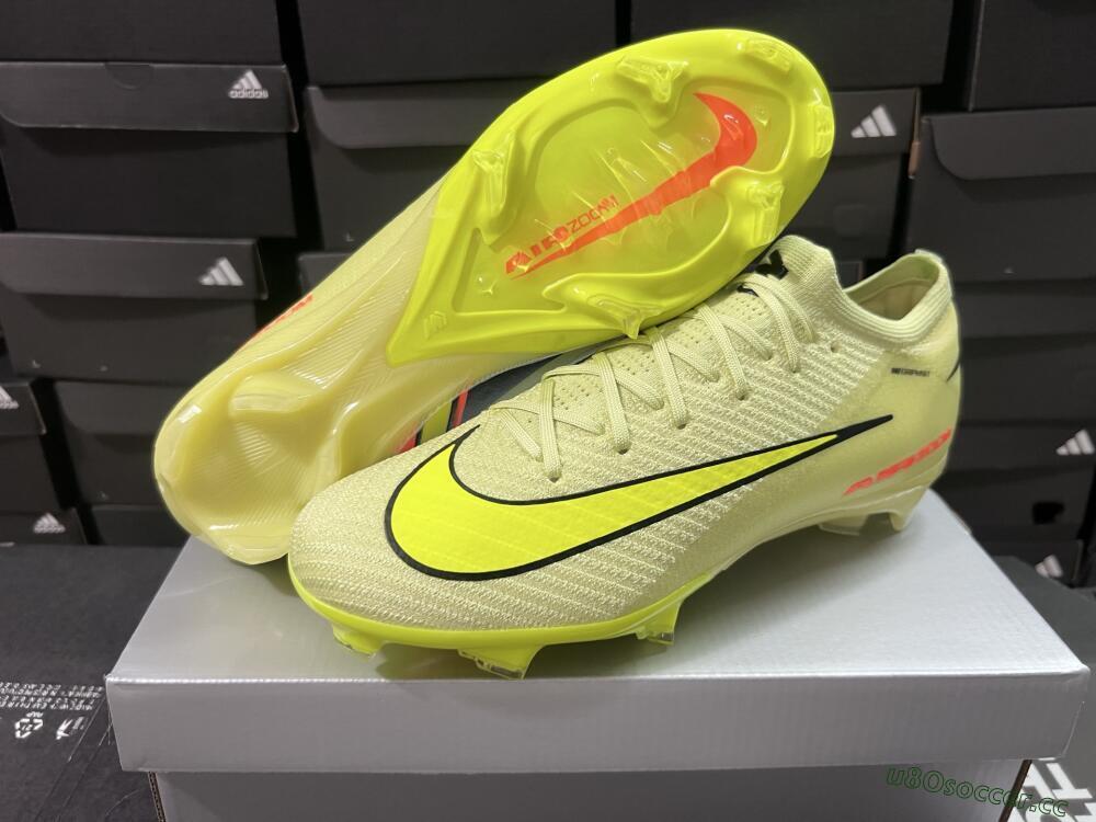 Unisex Nike Air Zoom Mercurial Vapor 16 Elite FG Firm Ground Low-Tops Football Boots - Yellow/Black/Red