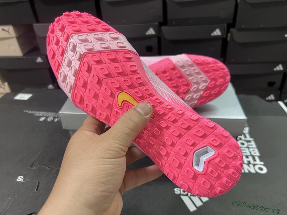 Unisex Nike Air Zoom Mercurial Vapor 16 Elite TF Artificial Turf Low-Tops Football Shoes - Pink/Gold/White