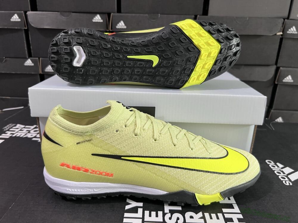 Men's Nike Air Zoom Mercurial Vapor 16 Elite TF Artificial Turf Low-Tops Football Shoes - Yellow/Black/Red
