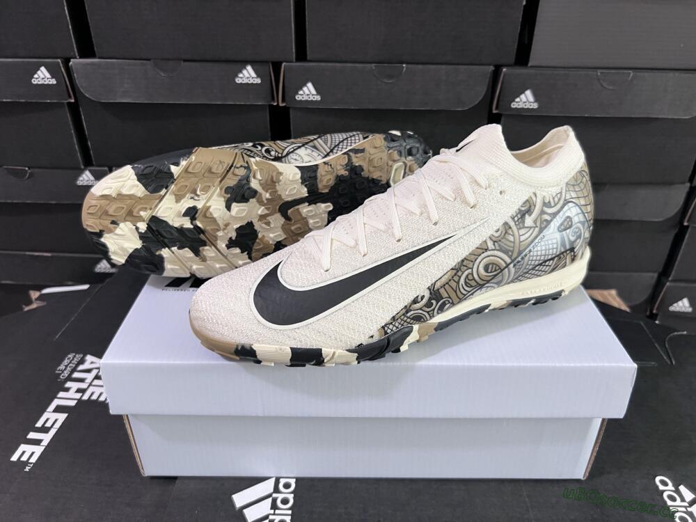Unisex Nike Air Zoom Mercurial Vapor 16 Elite TF Artificial Turf Low-Tops Football Shoes - Beige/Black/Brown