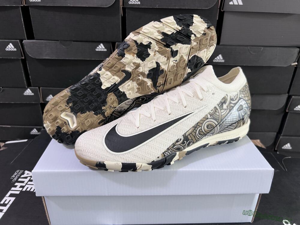 Unisex Nike Air Zoom Mercurial Vapor 16 Elite TF Artificial Turf Low-Tops Football Shoes - Beige/Black/Brown