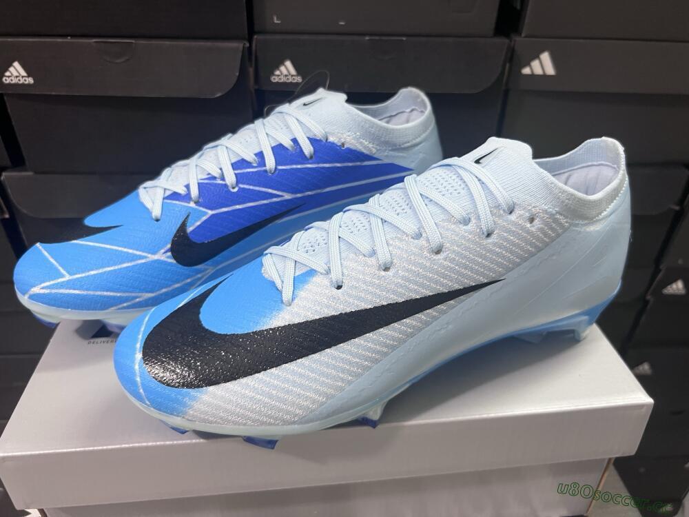 Men's Nike Air Zoom Mercurial Vapor 16 Elite FG Firm Ground Low-Tops Football Boots - Jade/Blue/Black