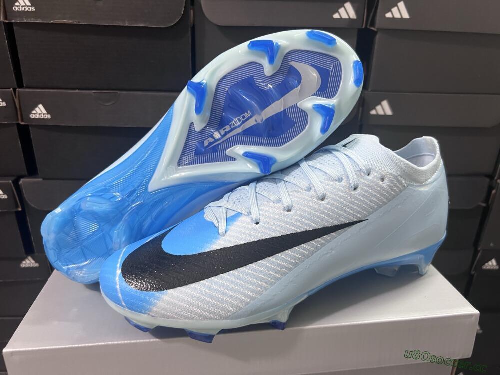 Men's Nike Air Zoom Mercurial Vapor 16 Elite FG Firm Ground Low-Tops Football Boots - Jade/Blue/Black