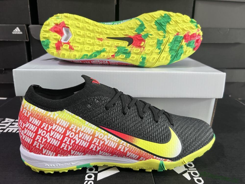 Unisex Nike Air Zoom Mercurial Vapor 16 Elite TF Artificial Turf Low-Tops Football Shoes - White/Red/Yellow