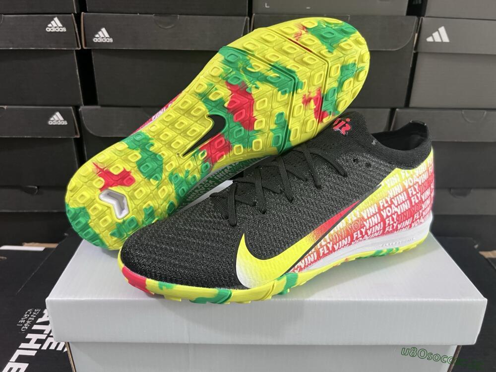 Unisex Nike Air Zoom Mercurial Vapor 16 Elite TF Artificial Turf Low-Tops Football Shoes - White/Red/Yellow