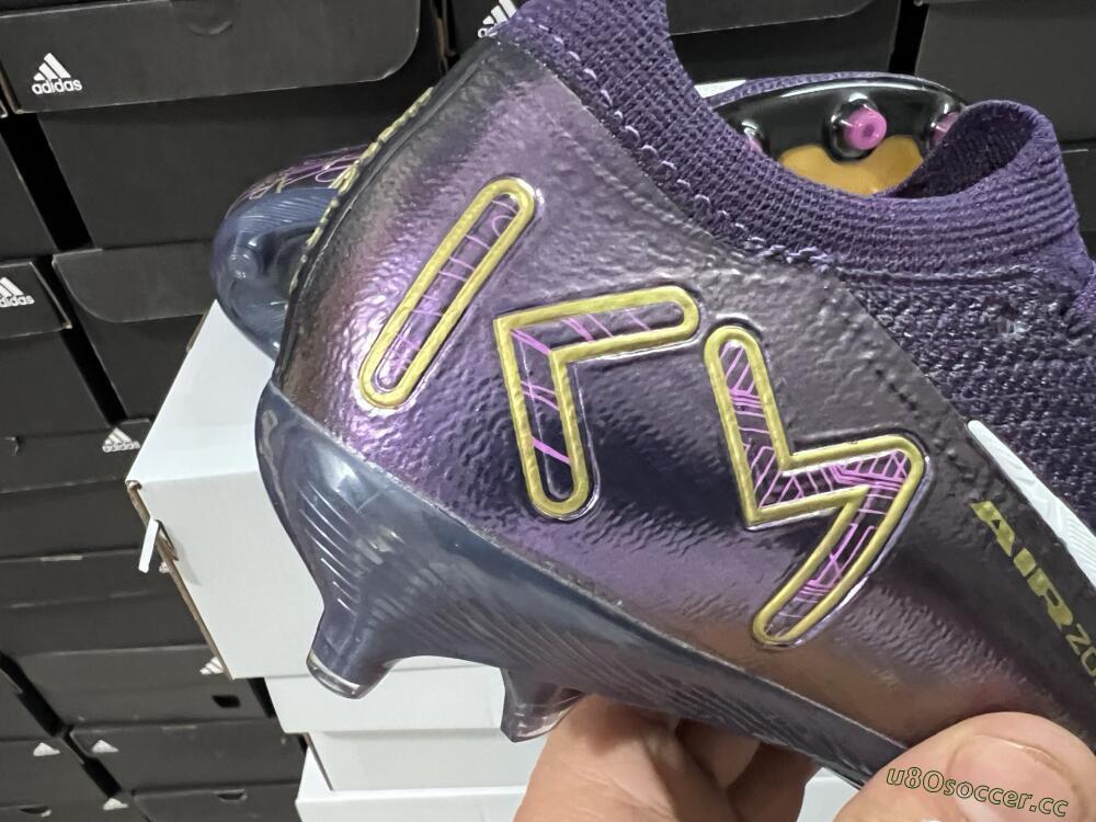 Men's Nike Air Zoom Mercurial Vapor 16 Pro AG Artificial Grass Low-Tops Football Boots - Purple/White/Gold