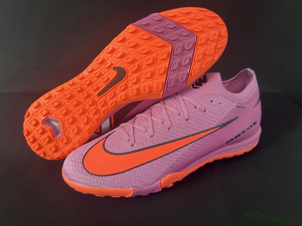 Unisex Nike Air Zoom Mercurial Vapor 16 Elite TF Artificial Turf Low-Tops Football Shoes - Red/Orange/Black