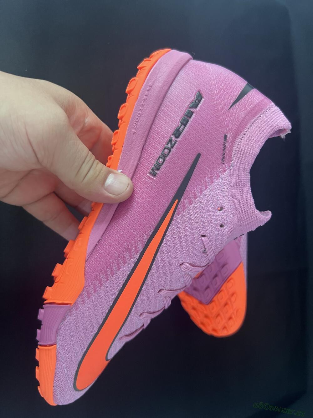 Unisex Nike Air Zoom Mercurial Vapor 16 Elite TF Artificial Turf Low-Tops Football Shoes - Red/Orange/Black