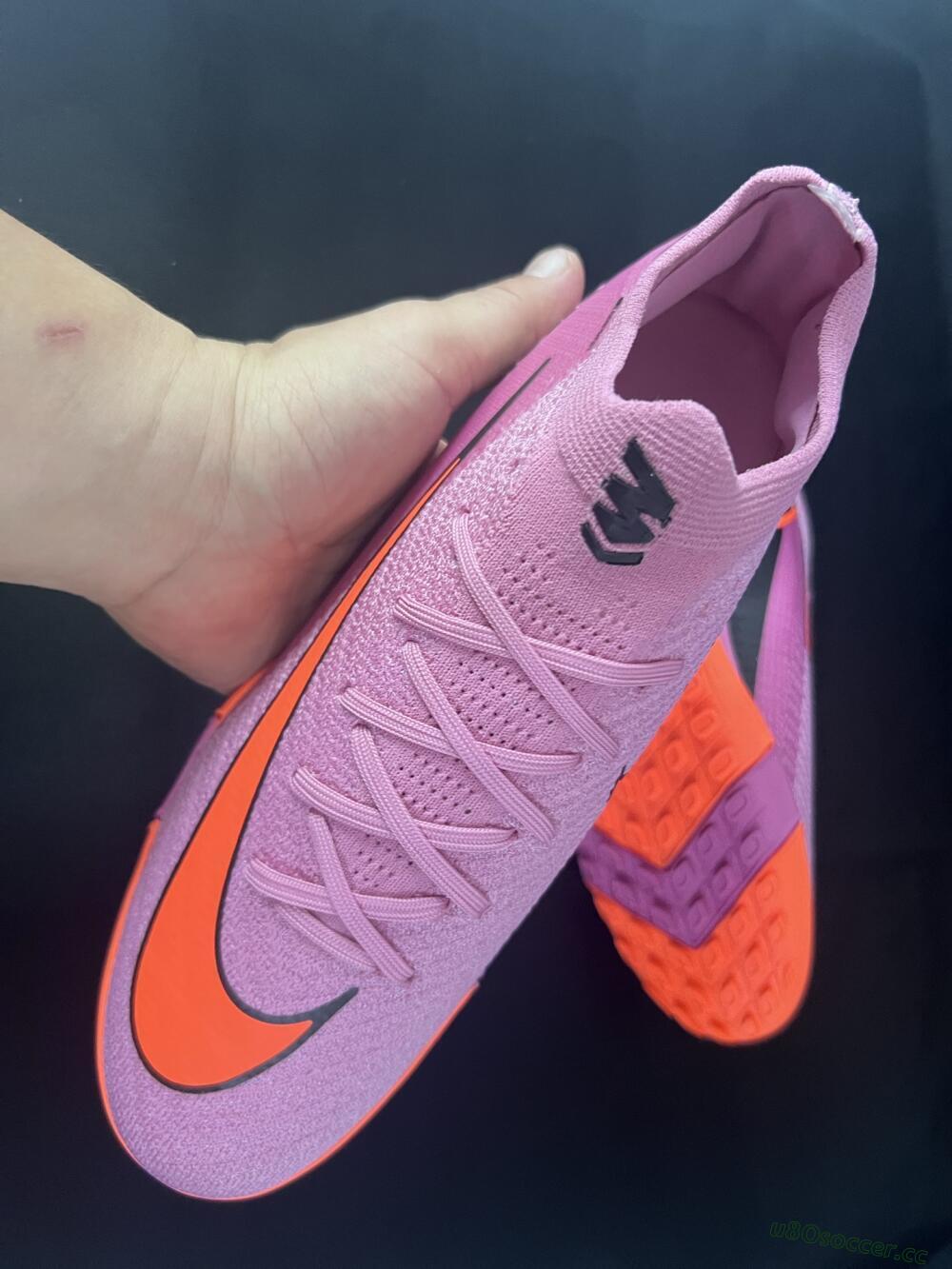 Unisex Nike Air Zoom Mercurial Vapor 16 Elite TF Artificial Turf Low-Tops Football Shoes - Red/Orange/Black