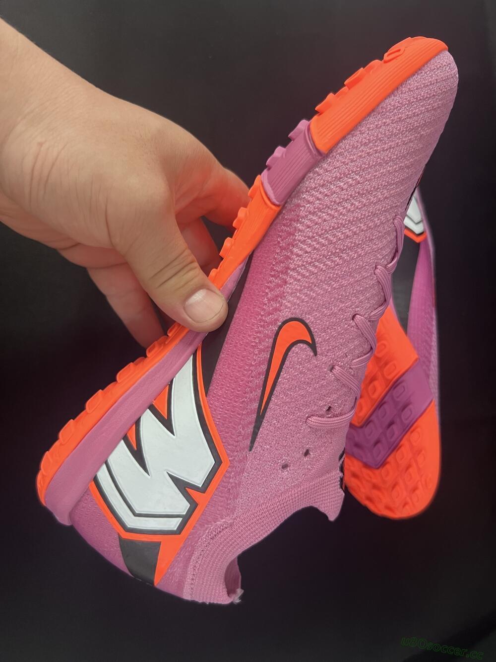 Unisex Nike Air Zoom Mercurial Vapor 16 Elite TF Artificial Turf Low-Tops Football Shoes - Red/Orange/Black