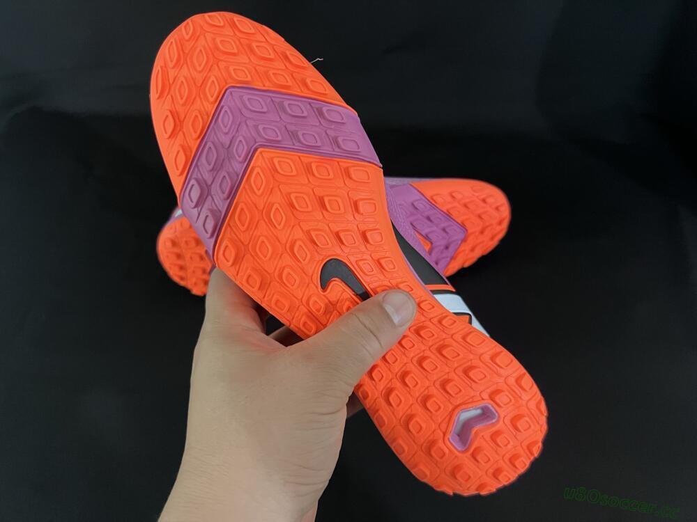 Unisex Nike Air Zoom Mercurial Superfly 10 Elite TF Artificial Turf High-Tops Football Shoes - Red/Orange/Black