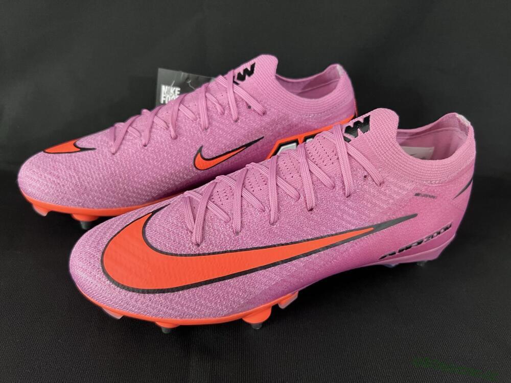 Men's Nike Air Zoom Mercurial Vapor 16 Elite SG Soft Ground Low-Tops Football Boots - Pink/Red/Black