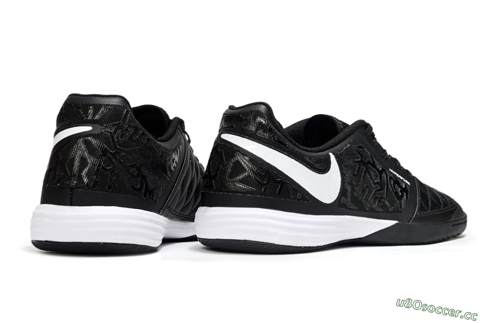Unisex Nike Lunar Gato 2 IC Indoor & Futsal Low-Tops Football Shoes - Black/White 7