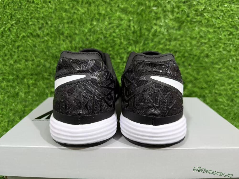 Unisex Nike Lunar Gato 2 IC Indoor & Futsal Low-Tops Football Shoes - Black/White