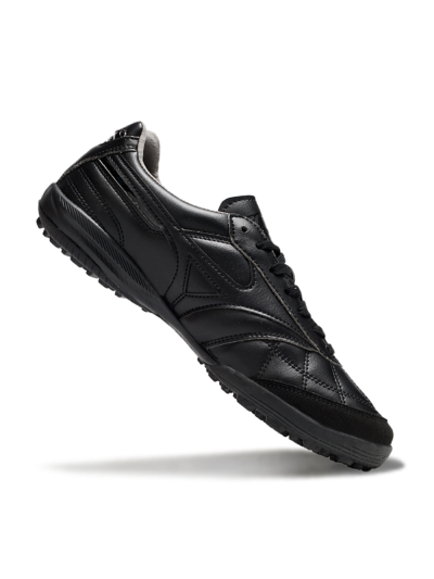 Men's Mizuno Morelia Neo 4 TF Artificial Turf Low-Tops Football Shoes - Black/Gold